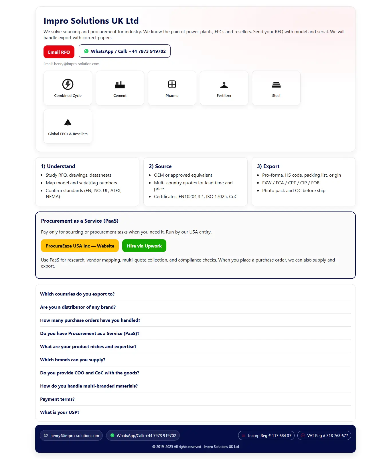 Impro Solutions UK Ltd screenshot 2