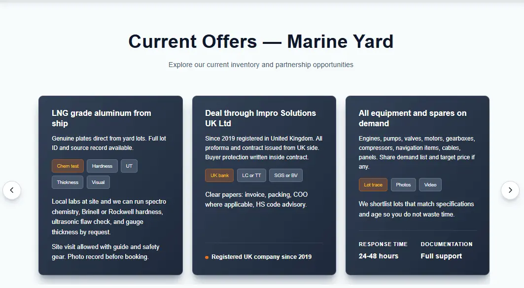 Marine Impro Solution screenshot 2
